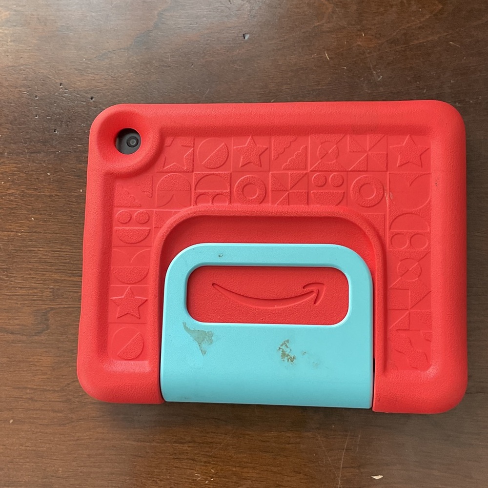 Red Tablet with Protective Case - Picture 2 of 2